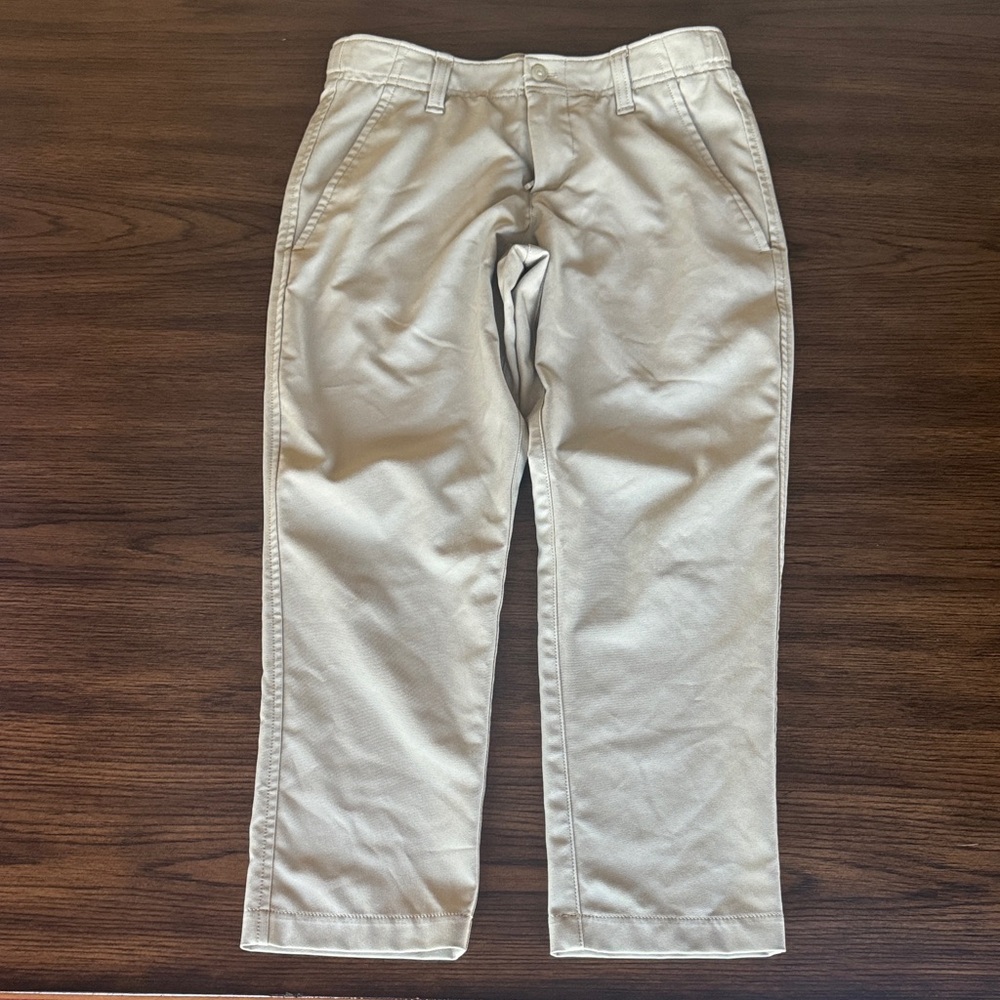 Boy’s Beige Casual Chino Pants - Classic Fit